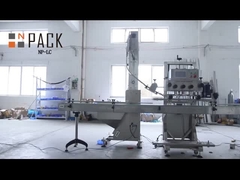 อัตโนมัติความเร็วสูง 6 ล้อ เครื่องปิดกระป๋องแก้วสกรูด้วยลิฟท์ปิด