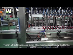 อัตโนมัติเซอร์โวมอเตอร์ Plc การควบคุม 50ml-500ml พลาสติกกระป๋องสัตว์เลี้ยง