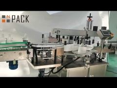 อัตโนมัติแม่นยําสูงสองด้าน แชมพู เครื่องซักผ้า น้ํามันซอส กระป๋องเครื่องติดป้าย