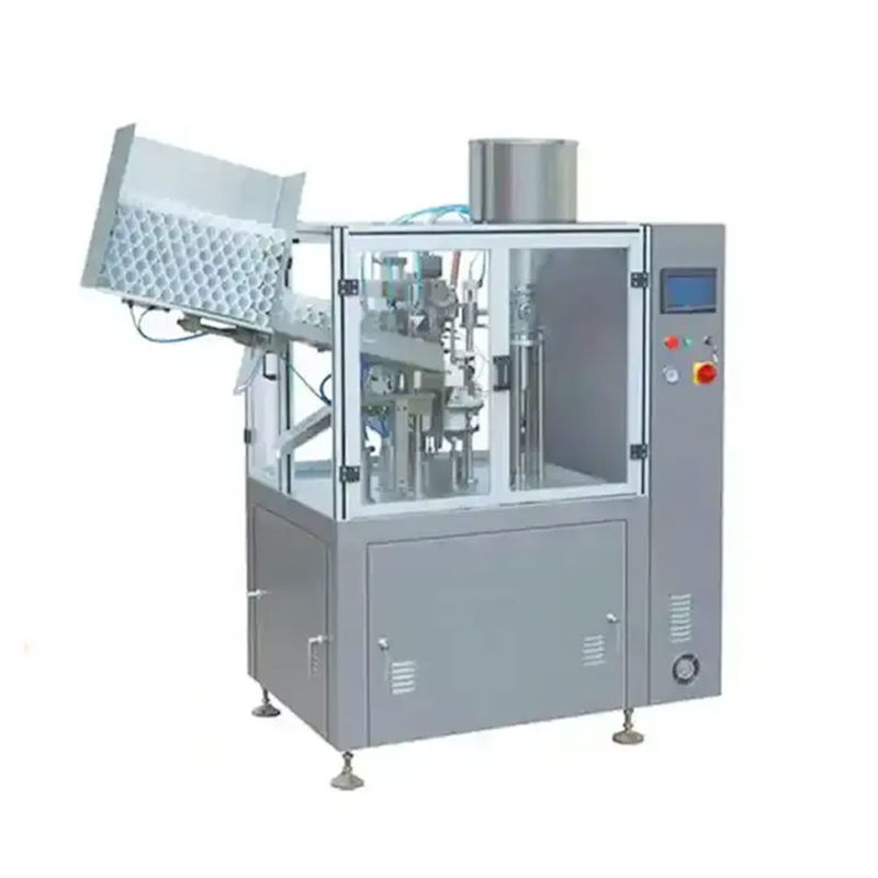 Toothpaste Plastic Tube Filling Sealing Machine Semi Automatic