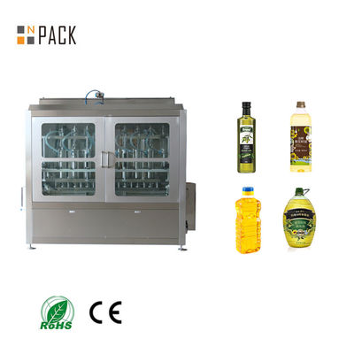 เครื่องบรรจุน้ำมันมะกอกแบบลูกสูบปริมาตรอัตโนมัติสำหรับขวดแก้ว