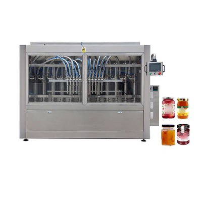 เครื่องขับรถ servo มอเตอร์เหล็กไร้ขัด 50g เครื่องเติมถัง Jam เครื่องอัตโนมัติสายอุปกรณ์